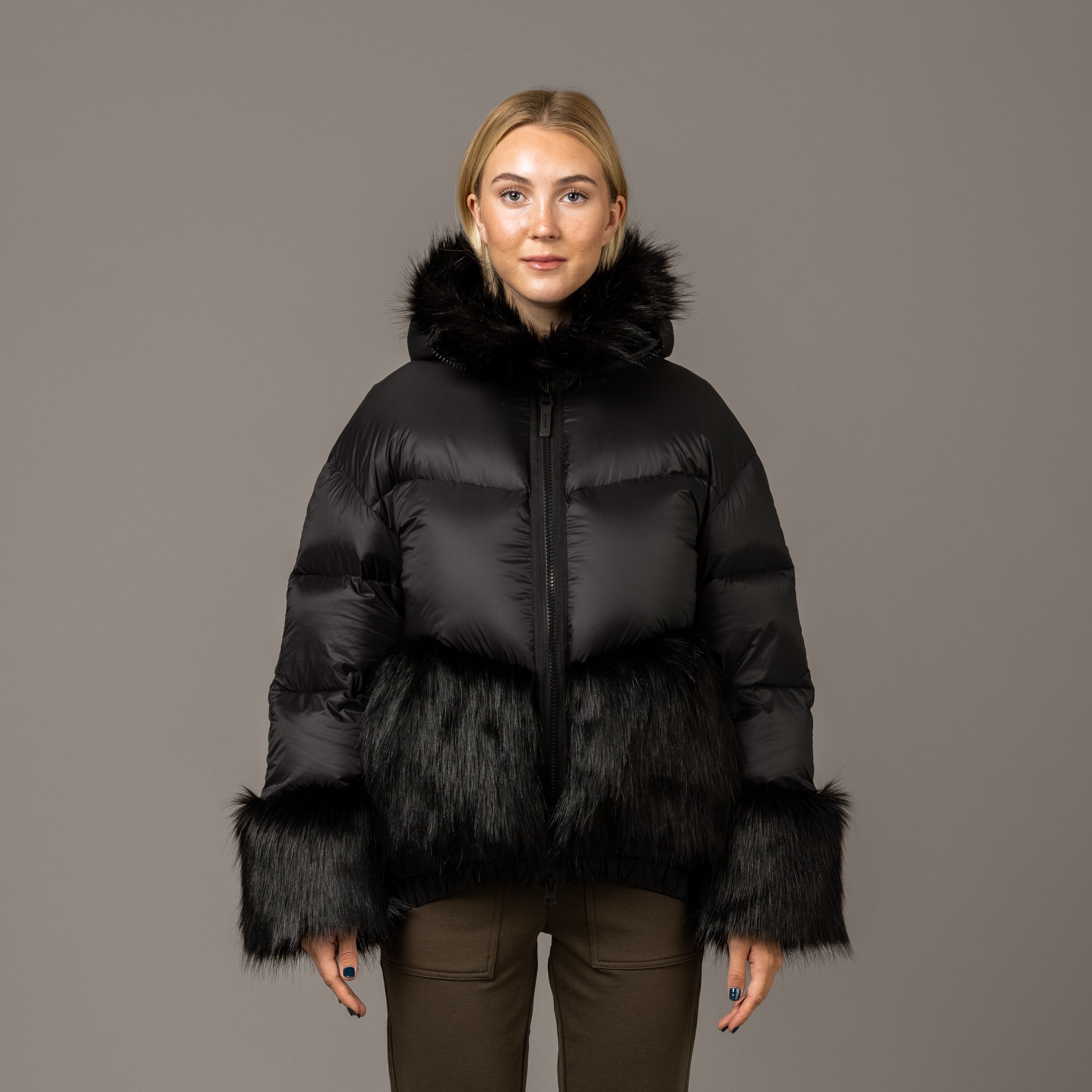 Clara Down Jacket, Black