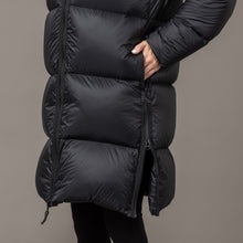 Load image into Gallery viewer, Berit Long Down Jacket, Black