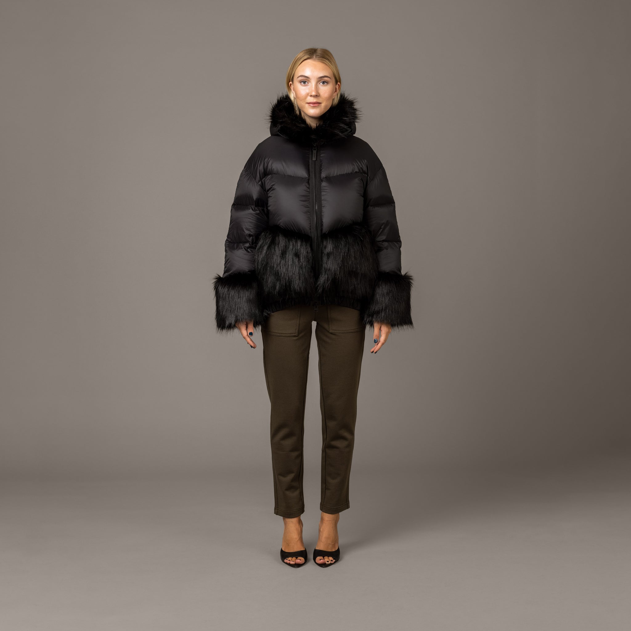 Clara Down Jacket, Black