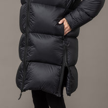 Load image into Gallery viewer, Berit Long Down Jacket, Black
