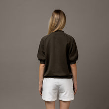 Load image into Gallery viewer, Sara French Terry Tee, Dark Green
